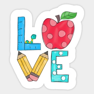 Back to school. Sticker